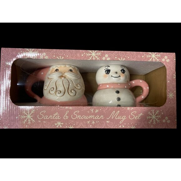Johanna Parker Design Ceramic Sugar & Creamer Set Festive Holiday Cups Lot 6 New - Picture 5 of 14